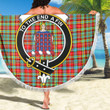 1sttheworld Blanket - Ogilvie Clan Tartan Crest Tartan Beach Blanket A7 | 1sttheworld