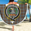 1sttheworld Blanket - MacLaren Weathered Clan Tartan Crest Tartan Beach Blanket A7 | 1sttheworld