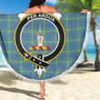 1sttheworld Blanket - MacIntyre Hunting Ancient Clan Tartan Crest Tartan Beach Blanket A7 | 1sttheworld