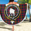 1sttheworld Blanket - Tennant Clan Tartan Crest Tartan Beach Blanket A7 | 1sttheworld