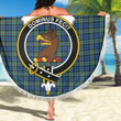 1sttheworld Blanket - Baird Ancient Clan Tartan Crest Tartan Beach Blanket A7 | 1sttheworld