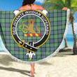 1sttheworld Blanket - MacThomas Ancient Clan Tartan Crest Tartan Beach Blanket A7 | 1sttheworld