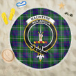 1sttheworld Blanket - MacIntyre Hunting Modern Clan Tartan Crest Tartan Beach Blanket A7 | 1sttheworld