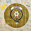 1sttheworld Blanket - Jardine Clan Tartan Crest Tartan Beach Blanket A7 | 1sttheworld
