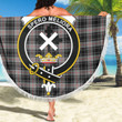 1sttheworld Blanket - Moffat Modern Clan Tartan Crest Tartan Beach Blanket A7 | 1sttheworld