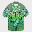Hawaii Turtle Wave Polynesian Hawaiian Shirt - Hey Style Green - AH - J4R - AmericansPower