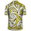Polynesian Maori Ethnic Ornament Yellow Hawaiian Shirt - AH - J1 - AmericansPower