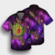 Hawaii Map Turtle Galaxy Hawaiian Shirt - AH - Purple - J5R - AmericansPower