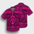 Hawaiian Turtle Polyensian Tribal Hawaiian Shirt Pink AH - J7R - AmericansPower