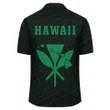 Kakau Polynesian Kanaka Map Hawaii Shirt - Green - AH - J6 - AmericansPower