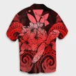 Hawaii Turtle Wave Polynesian Hawaiian Shirt - Hey Style Red - AH - J4R - AmericansPower