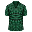 Polynesian Tatau Green Hawaiian Shirt - AH - J1 - AmericansPower