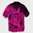 Hawaii Polynesian Turtle Hawaiian Shirt - Pink - AH - J4R - AmericansPower