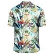Tropical Flower Plant And Leaf Pattern Hawaiian Shirt - AH - J1 - AmericansPower
