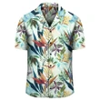 Tropical Flower Plant And Leaf Pattern Hawaiian Shirt - AH - J1 - AmericansPower