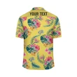 (Personalized) Monstera And Tropical Flower - Hawaiian Shirt - Haka Style - AH - J2 - AmericansPower