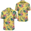 AmericansPower Shirt - (Personalized) Monstera And Tropical Flower Hawaiian Shirt Haka Style