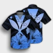 Hawaiian Kanaka Hawaiian Shirt Hibiscus Polynesian Love - Blue - AH - JR - AmericansPower