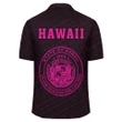 Kakau Polynesian Coat Of Arms Hawaii Shirt - Pink - AH - J6 - AmericansPower