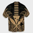 Hawaii Polynesian Kanaka Kakau Hawaiian Shirt - Alan Style Gold - AH - J4R - AmericansPower
