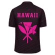 Kakau Polynesian Kanaka Map Hawaii Shirt - Pink - AH - J6 - AmericansPower