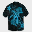 Hawaii Turtle Flower Polynesian Hawaiian Shirt - Turquoise - AH - J4R - AmericansPower