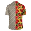 Tropical Flowers And Palm Leaves Lauhala Moiety Hawaiian Shirt - AH - JR - AmericansPower