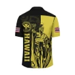 AmericansPower Shirt - Hawaii King Polynesian Hawaiian Shirt - Lawla Style Yellow - AH - J4