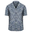 Polynesian Culture Blue White Hawaiian Shirt - AH - J1 - AmericansPower