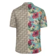 Hawaii Seamless Floral Pattern With Tropical Hibiscus Watercolor Lauhala Moiety Hawaiian Shirt - AH - JR - AmericansPower
