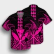 Hawaii Polynesian Kanaka Kakau Hawaiian Shirt - Alan Style Pink - AH - J4R - AmericansPower