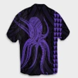 Hawaii Octopus KaKau Polynesian Hawaiian Shirt - Purple - AH - J4R - AmericansPower