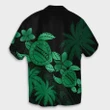 Hawaii Turtle Plumeria Coconut Tree Polynesian Hawaiian Shirt - Green - AH - J4R - AmericansPower