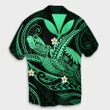 Hawaii Turtle Polyensian Hawaiian Shirt - Nane Style Green - AH - J4R - AmericansPower