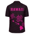 Kakau Polynesian Three Turtles Map Hawaii Shirt - Pink - AH - J6 - AmericansPower