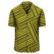 Polynesian Nation Yellow Hawaiian Shirt - AH - J1 - AmericansPower