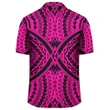 Polynesian Tradition Pink Hawaiian Shirt - AH - J1 - AmericansPower