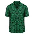Polynesian Kakau Turtle Green Hawaiian Shirt - AH - J1 - AmericansPower