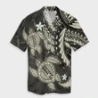 AmericansPower Shirt - Hawaii Polynesian Turtle Hibiscus Hawaiian Shirt Beige