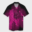 AmericansPower Shirt - Hawaiian Map Heart Hula Girl Hibiscus Pink Polynesian Hawaiian Shirt