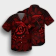 Hawaiian Turtle Hibiscus Plumeria Kanaka Polynesian Hawaiian Shirt Red - Soft Style - AH - J4R - AmericansPower