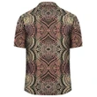 Polynesian Symmetry Brown Hawaiian Shirt - AH - J1 - AmericansPower