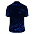 (Personalized) Hawaii Coat Of Arm Hawaiian Shirt - Blue - Frida Style - AH - J3 - AmericansPower