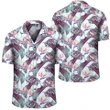 AmericansPower Shirt - Tropical Monstera Leaf Hawaiian Shirt