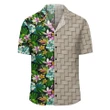 Animals And Tropical Flowers Lauhala Moiety Hawaiian Shirt - AH - JR - AmericansPower