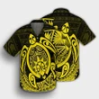 Hawaii Polynesian Turtle Hawaiian Shirt - Yellow - AH - J4R - AmericansPower