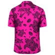 Polynesian Turtle Palm And Sea Pebbles Pink Hawaiian Shirt - AH - J1 - AmericansPower