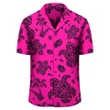 Polynesian Turtle Palm And Sea Pebbles Pink Hawaiian Shirt - AH - J1 - AmericansPower