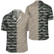 AmericansPower Shirt - Tropical Line Patttern Lauhala Moiety Hawaiian Shirt
