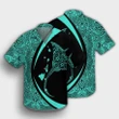 Hawaiian Map Manta Ray Polynesian Hawaiian Shirt - Turquoise - Circle Style - AH - J4R - AmericansPower
